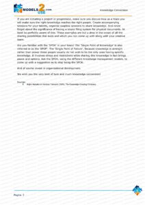 Knowledge conversion